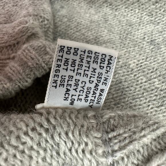 Vintage McGregor Mens Wool Blend Sweater Size XL Gray Cable Knit Fisherman FLAW - Picture 4 of 8